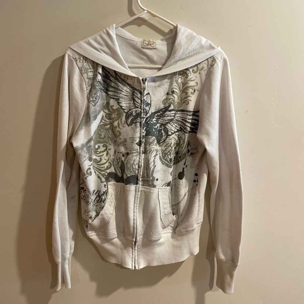 Eyelash couture Y2K Zip Up Hoodie Size Women’s Small